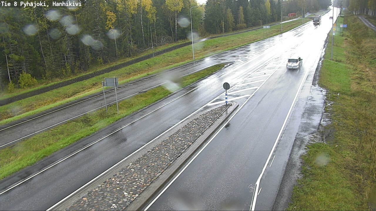 Weather Camera Image Väg 8 Pyhäjoki, Hanhikivi, Pyhäjoki, Pohjois-Pohjanmaa