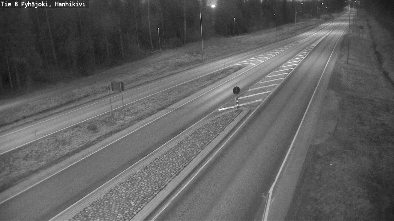 Weather Camera Image Road 8 Pyhäjoki, Hanhikivi, Pyhäjoki, Pohjois-Pohjanmaa