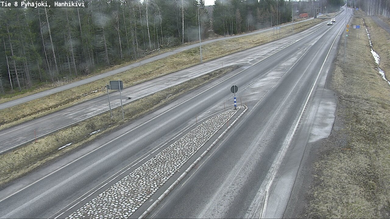 Weather Camera Image Väg 8 Pyhäjoki, Hanhikivi, Pyhäjoki, Pohjois-Pohjanmaa