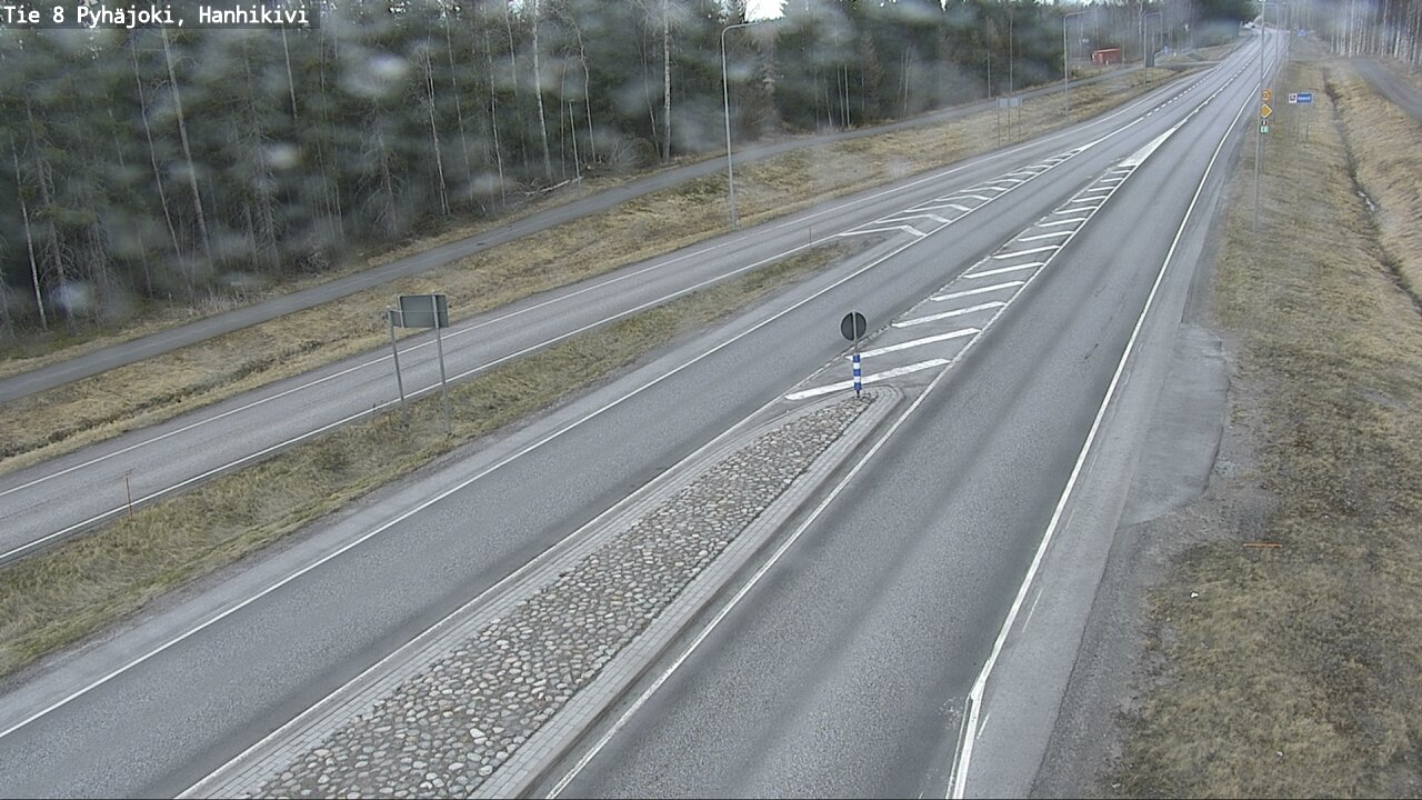 Weather Camera Image Väg 8 Pyhäjoki, Hanhikivi, Pyhäjoki, Pohjois-Pohjanmaa