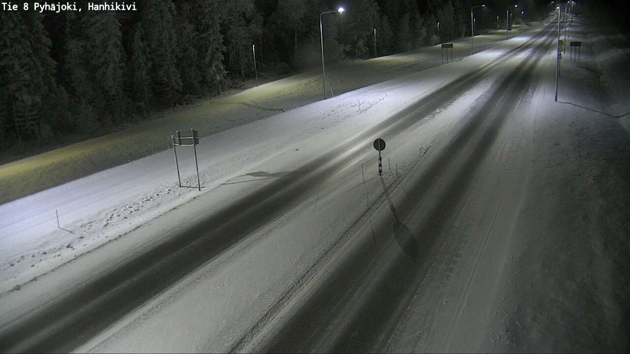 Weather Camera Image Road 8 Pyhäjoki, Hanhikivi, Pyhäjoki, Pohjois-Pohjanmaa