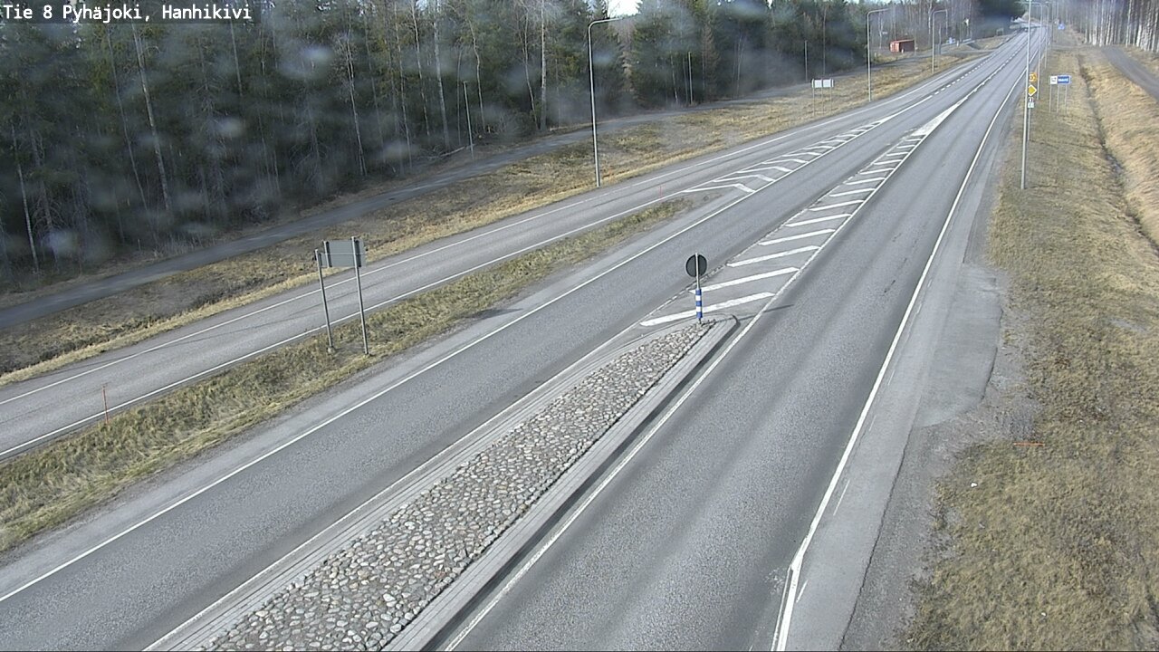 Weather Camera Image Väg 8 Pyhäjoki, Hanhikivi, Pyhäjoki, Pohjois-Pohjanmaa