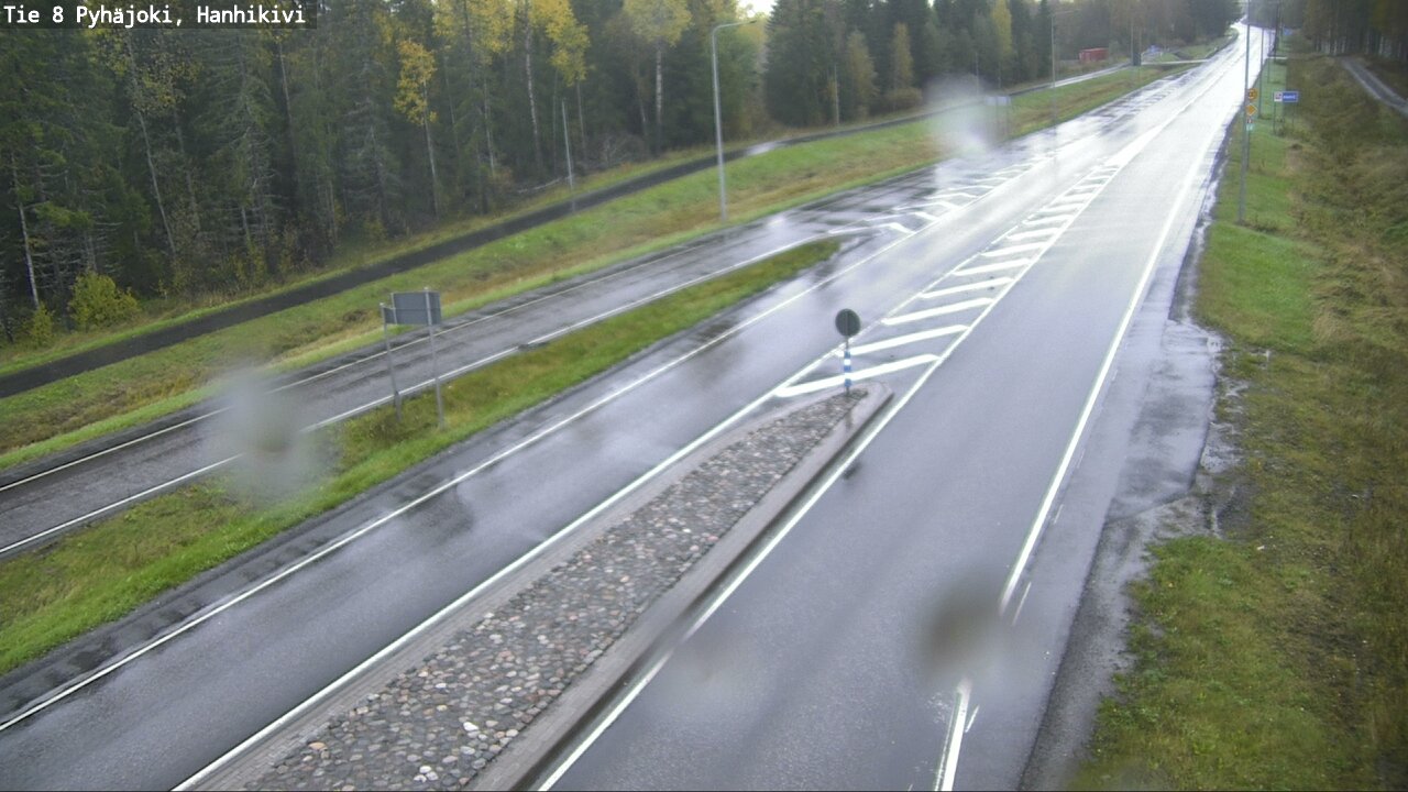 Weather Camera Image Road 8 Pyhäjoki, Hanhikivi, Pyhäjoki, Pohjois-Pohjanmaa
