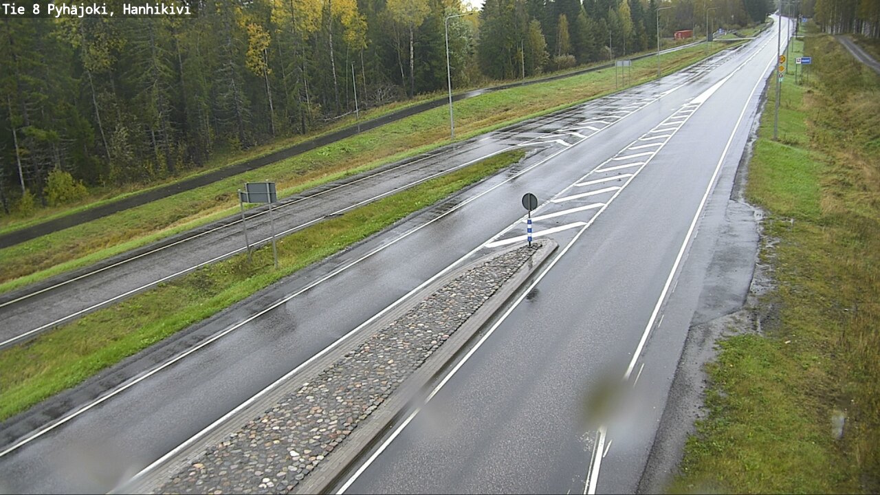 Weather Camera Image Road 8 Pyhäjoki, Hanhikivi, Pyhäjoki, Pohjois-Pohjanmaa