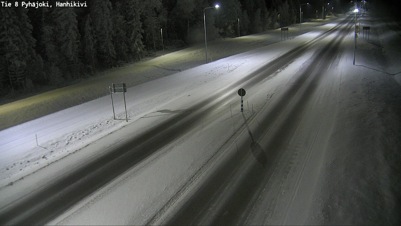 Weather Camera Image Road 8 Pyhäjoki, Hanhikivi, Pyhäjoki, Pohjois-Pohjanmaa