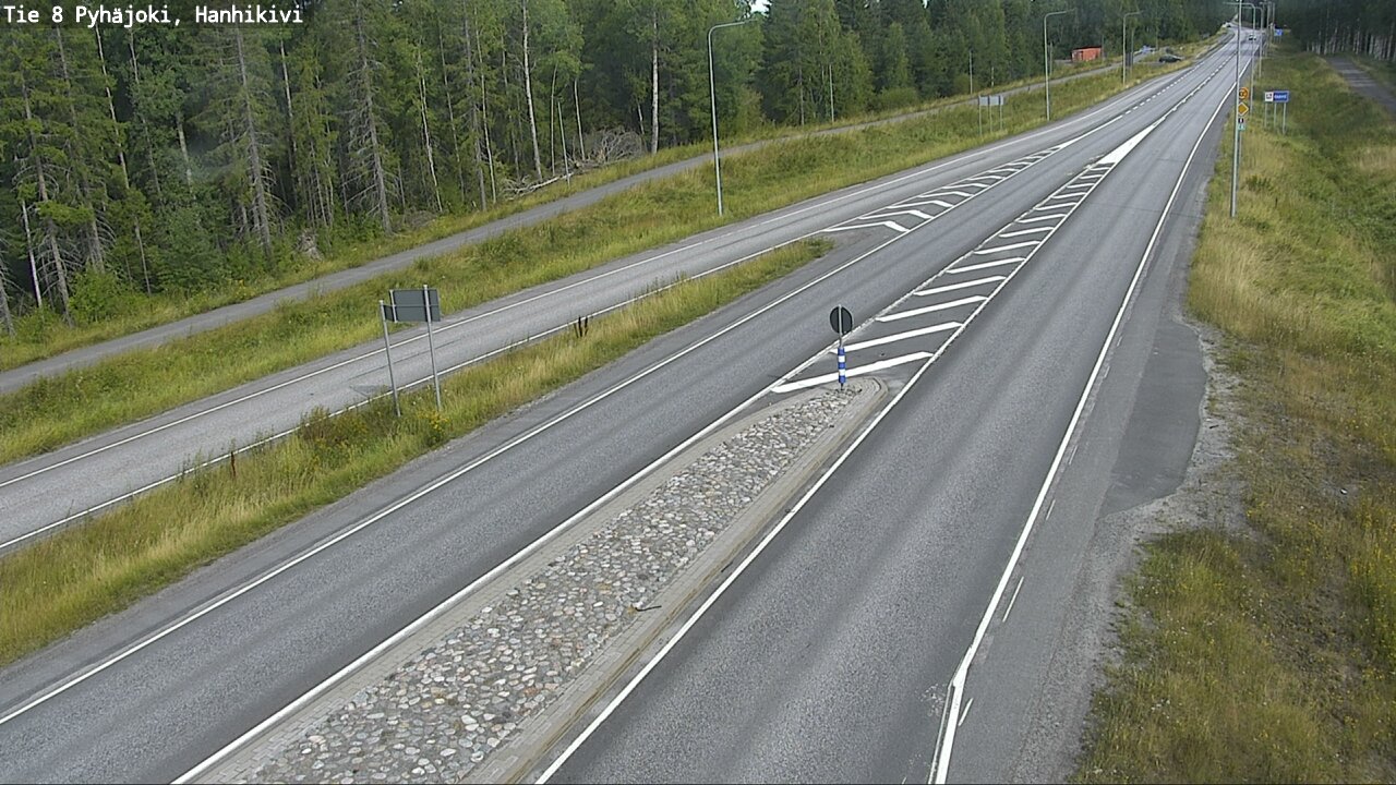 Weather Camera Image Road 8 Pyhäjoki, Hanhikivi, Pyhäjoki, Pohjois-Pohjanmaa