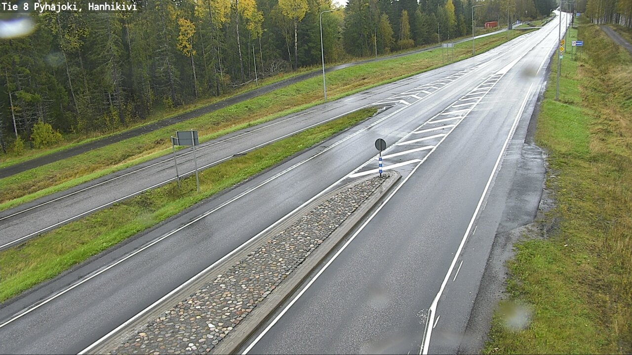 Weather Camera Image Väg 8 Pyhäjoki, Hanhikivi, Pyhäjoki, Pohjois-Pohjanmaa