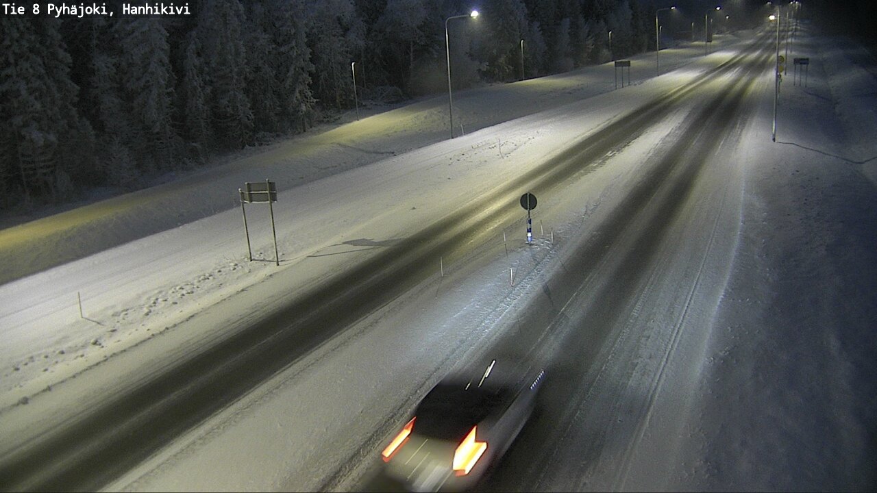 Weather Camera Image Road 8 Pyhäjoki, Hanhikivi, Pyhäjoki, Pohjois-Pohjanmaa