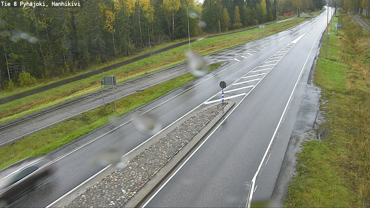 Weather Camera Image Väg 8 Pyhäjoki, Hanhikivi, Pyhäjoki, Pohjois-Pohjanmaa