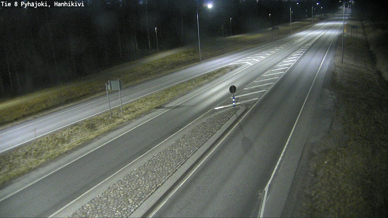 Weather Camera Image Väg 8 Pyhäjoki, Hanhikivi, Pyhäjoki, Pohjois-Pohjanmaa