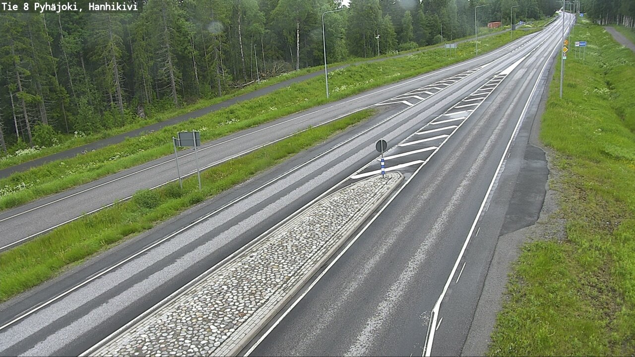 Weather Camera Image Road 8 Pyhäjoki, Hanhikivi, Pyhäjoki, Pohjois-Pohjanmaa