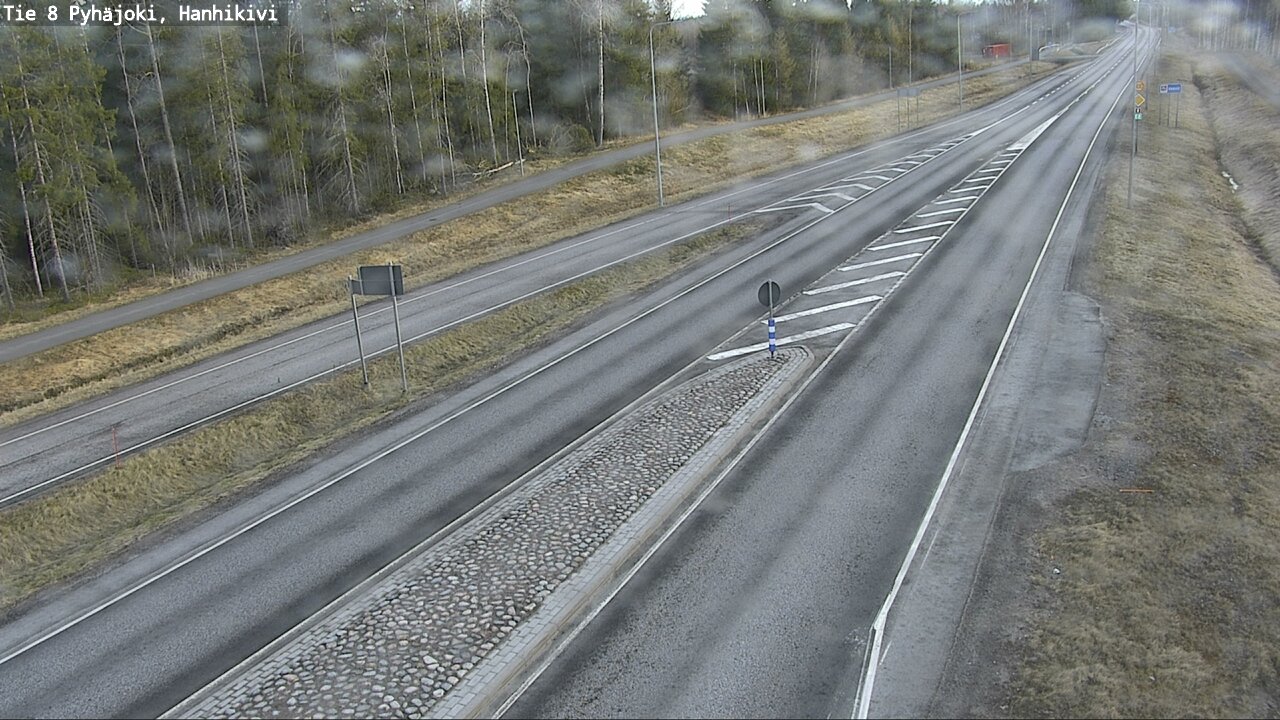 Weather Camera Image Väg 8 Pyhäjoki, Hanhikivi, Pyhäjoki, Pohjois-Pohjanmaa