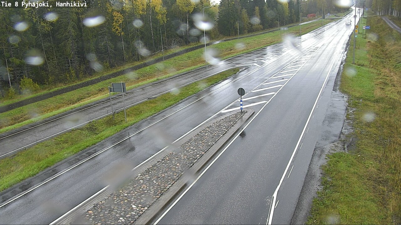 Weather Camera Image Väg 8 Pyhäjoki, Hanhikivi, Pyhäjoki, Pohjois-Pohjanmaa
