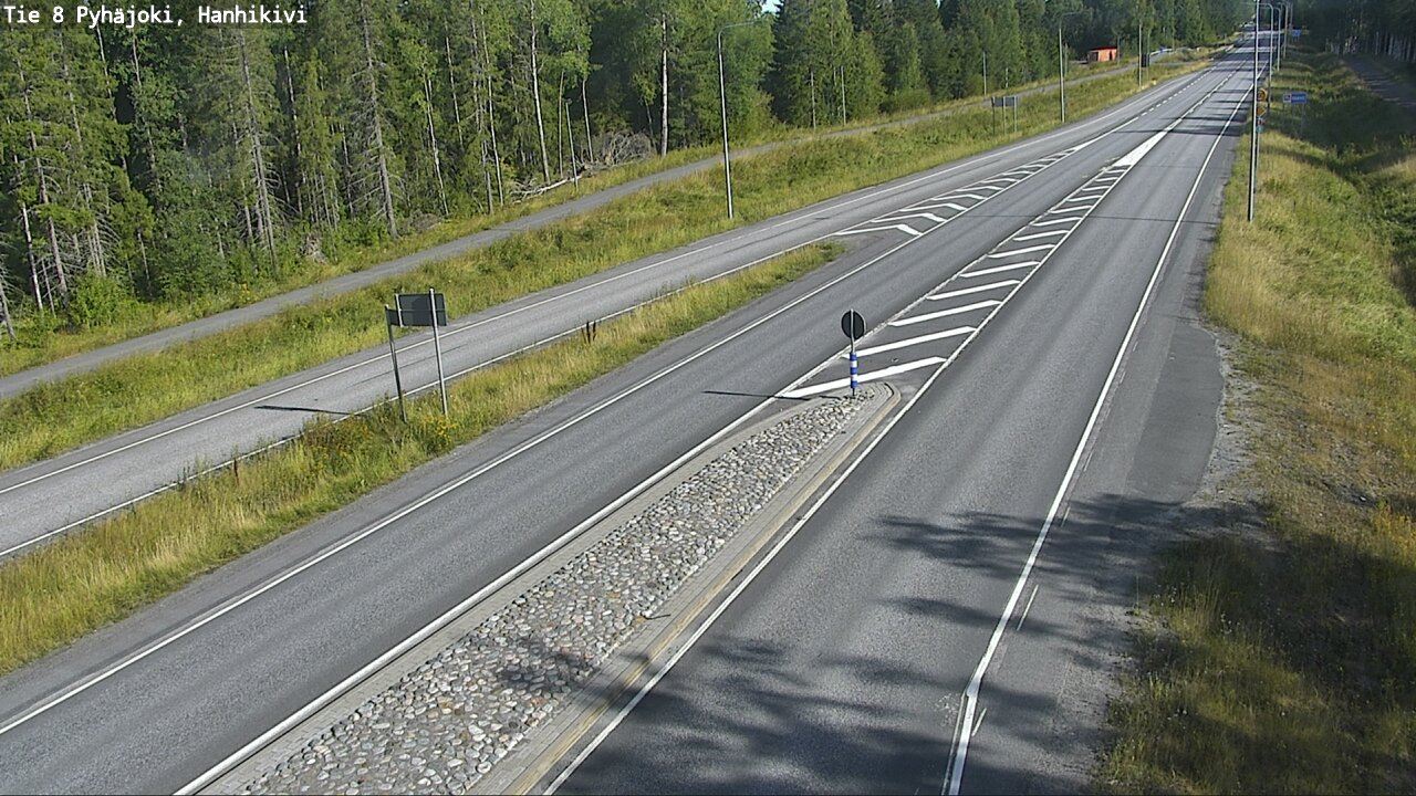 Weather Camera Image Road 8 Pyhäjoki, Hanhikivi, Pyhäjoki, Pohjois-Pohjanmaa