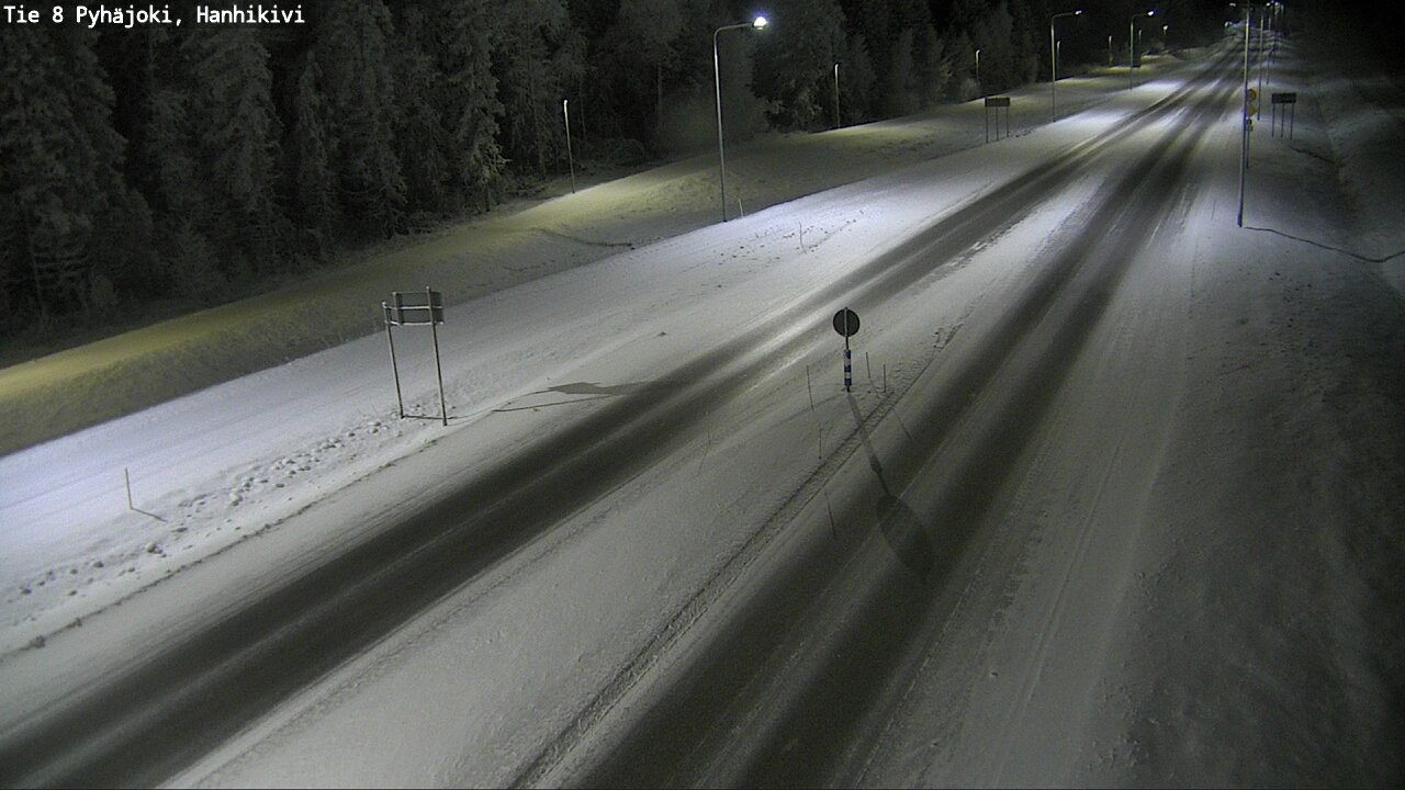 Weather Camera Image Road 8 Pyhäjoki, Hanhikivi, Pyhäjoki, Pohjois-Pohjanmaa