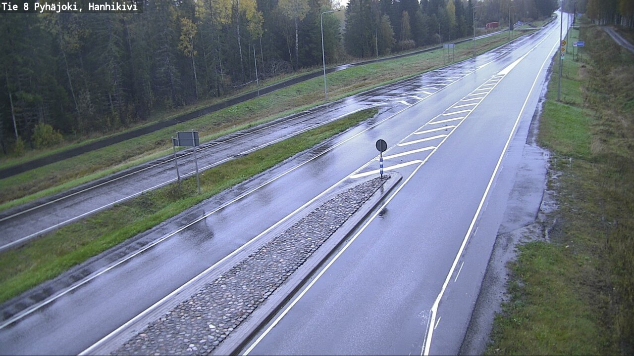 Weather Camera Image Road 8 Pyhäjoki, Hanhikivi, Pyhäjoki, Pohjois-Pohjanmaa