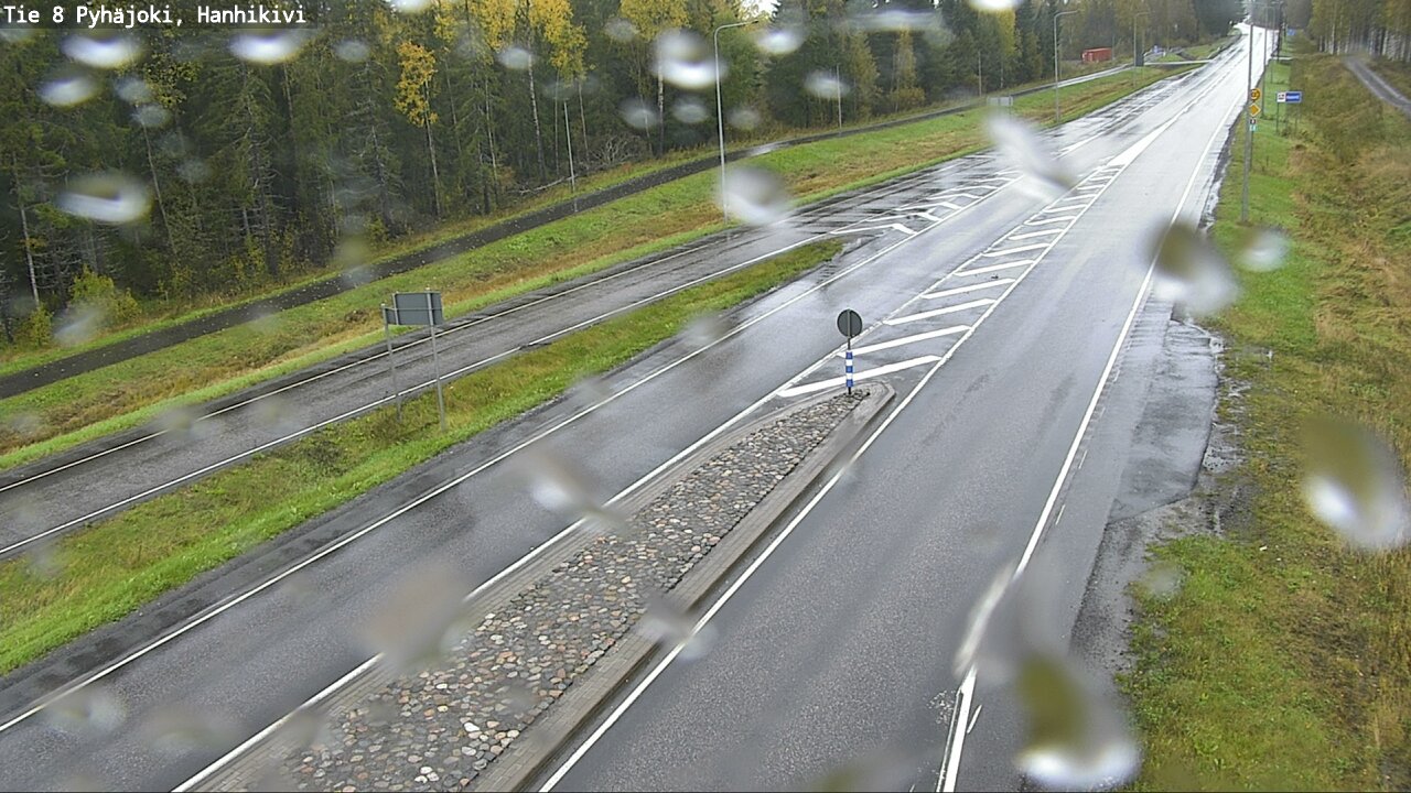 Weather Camera Image Väg 8 Pyhäjoki, Hanhikivi, Pyhäjoki, Pohjois-Pohjanmaa