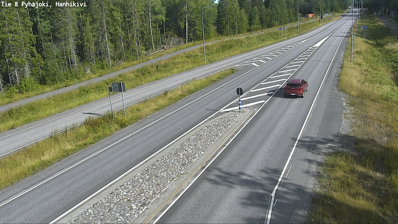 Weather Camera Image Road 8 Pyhäjoki, Hanhikivi, Pyhäjoki, Pohjois-Pohjanmaa
