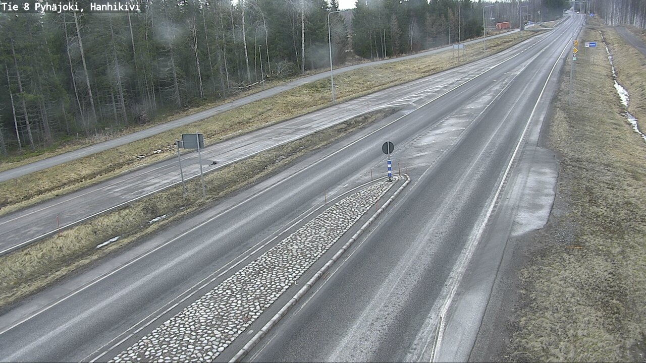 Weather Camera Image Road 8 Pyhäjoki, Hanhikivi, Pyhäjoki, Pohjois-Pohjanmaa