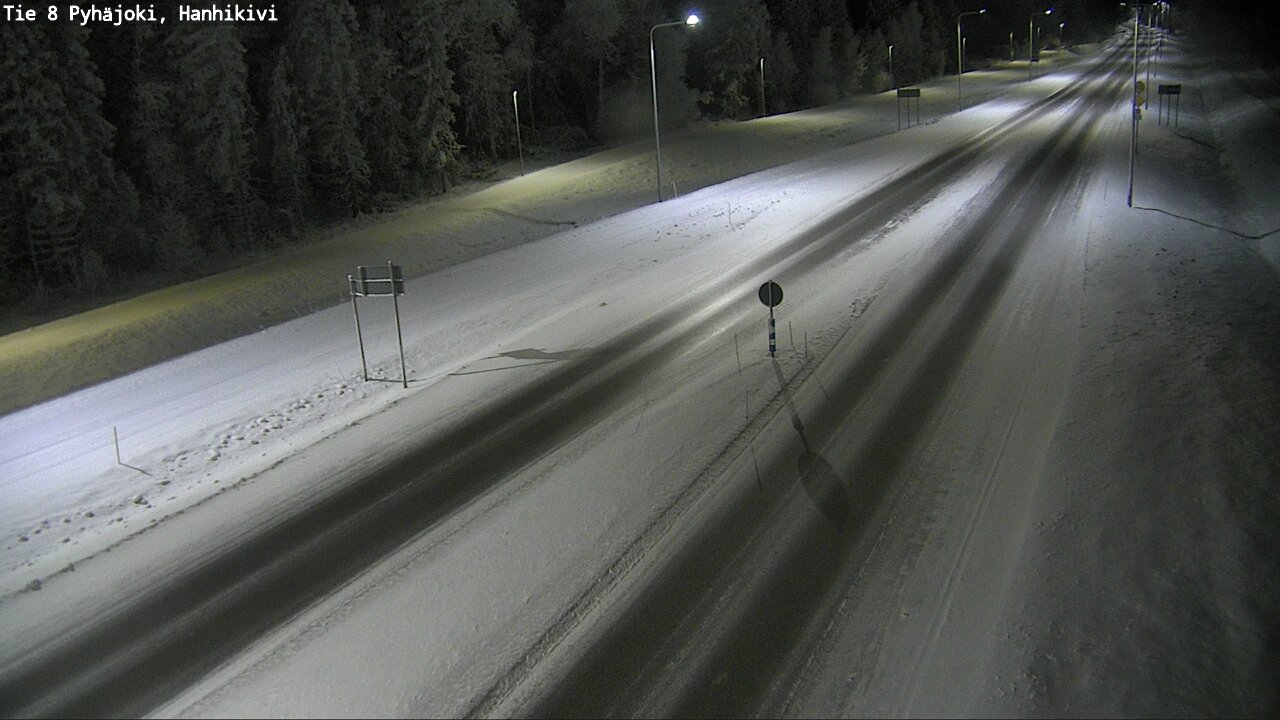 Weather Camera Image Road 8 Pyhäjoki, Hanhikivi, Pyhäjoki, Pohjois-Pohjanmaa