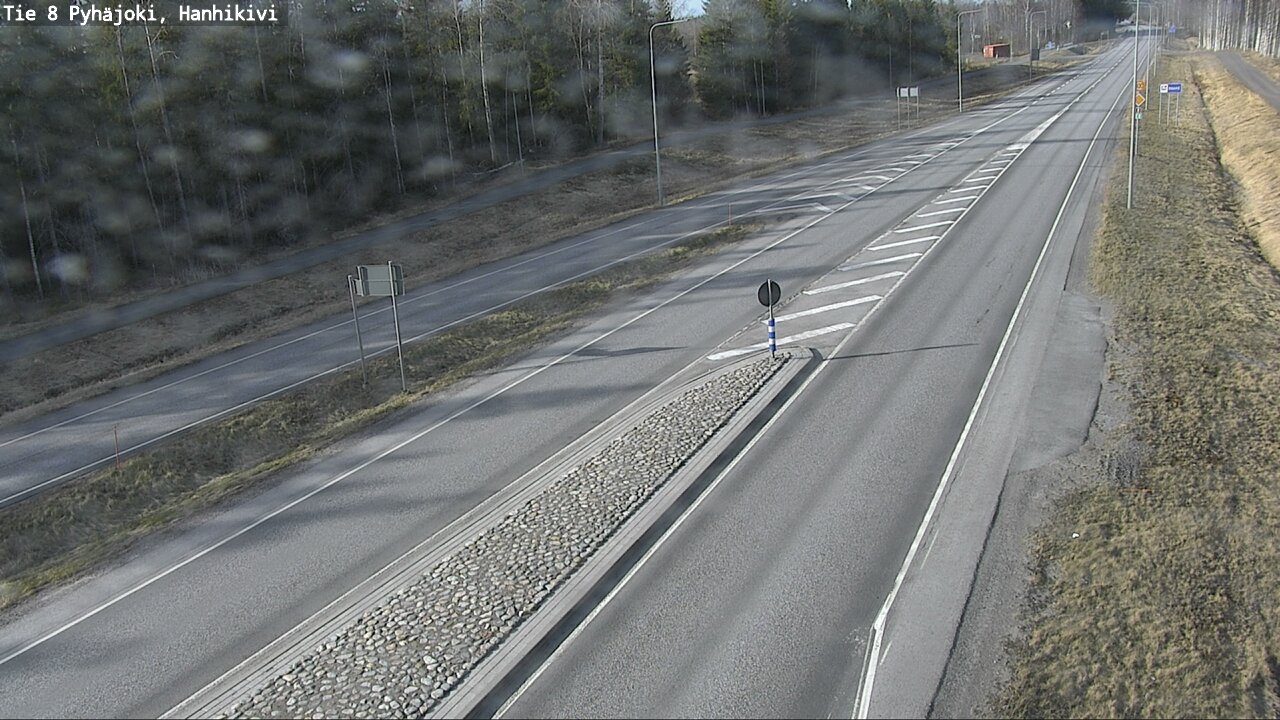 Weather Camera Image Väg 8 Pyhäjoki, Hanhikivi, Pyhäjoki, Pohjois-Pohjanmaa