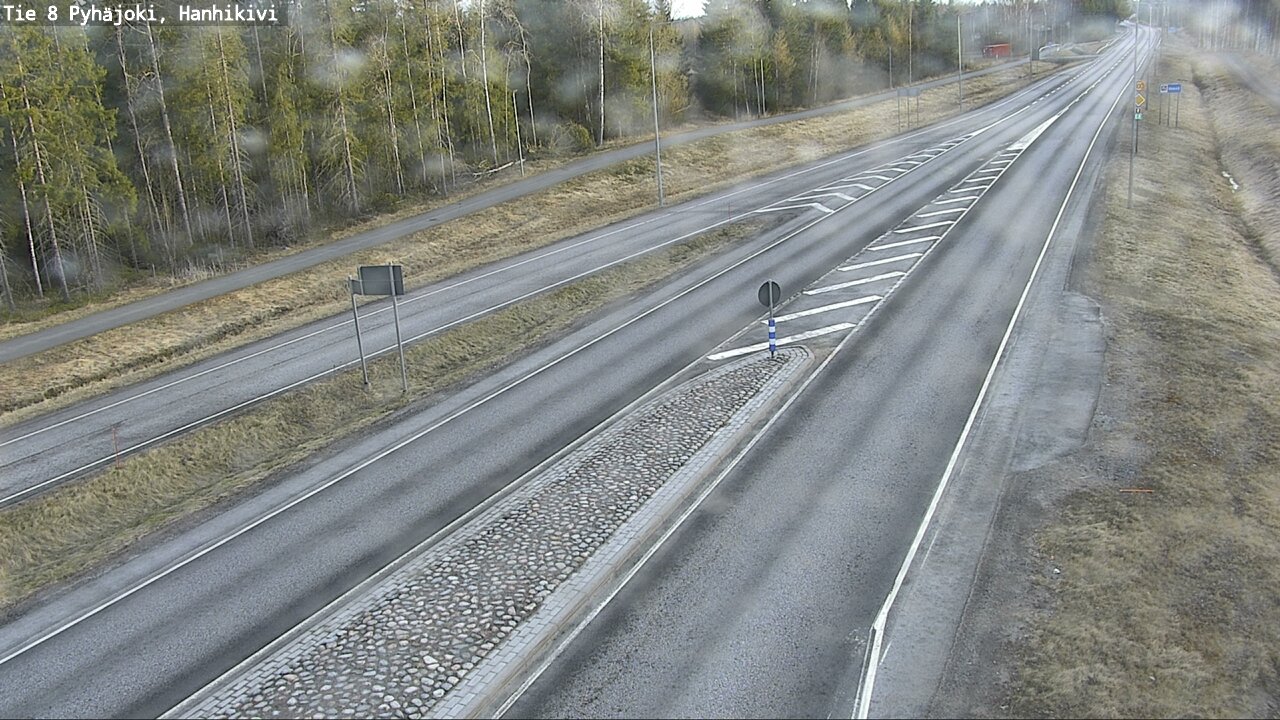 Weather Camera Image Väg 8 Pyhäjoki, Hanhikivi, Pyhäjoki, Pohjois-Pohjanmaa