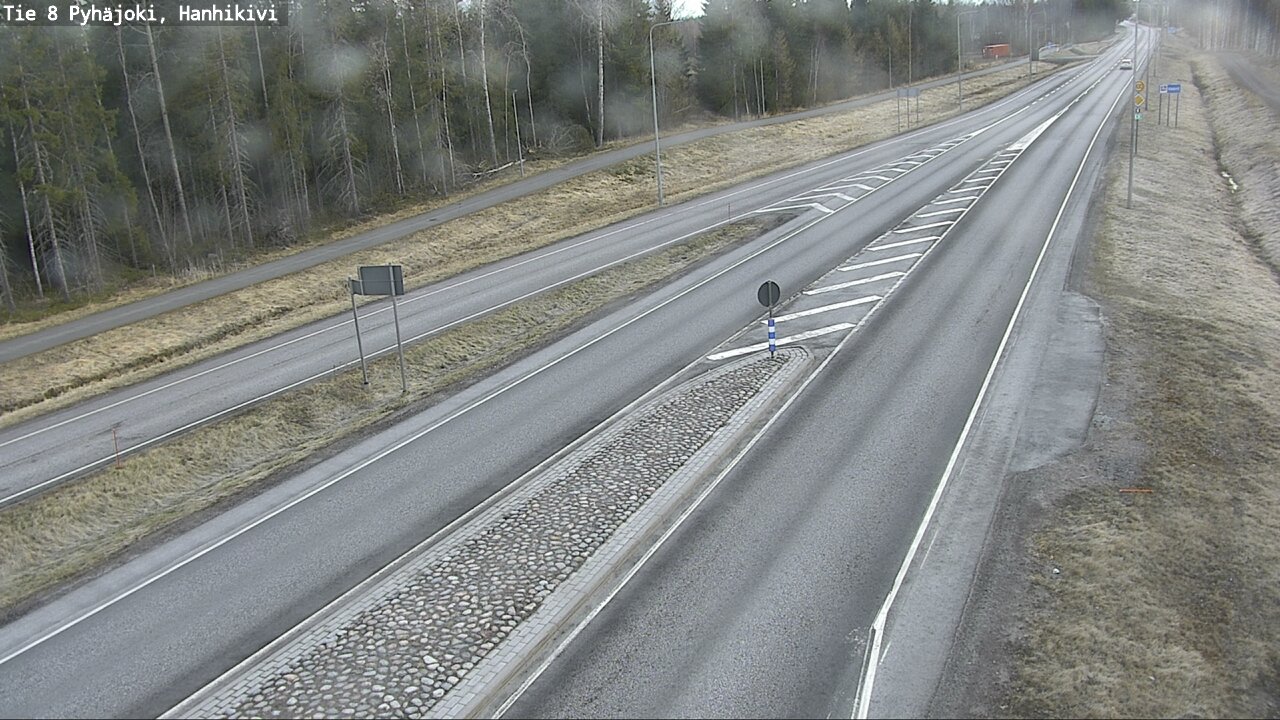Weather Camera Image Väg 8 Pyhäjoki, Hanhikivi, Pyhäjoki, Pohjois-Pohjanmaa