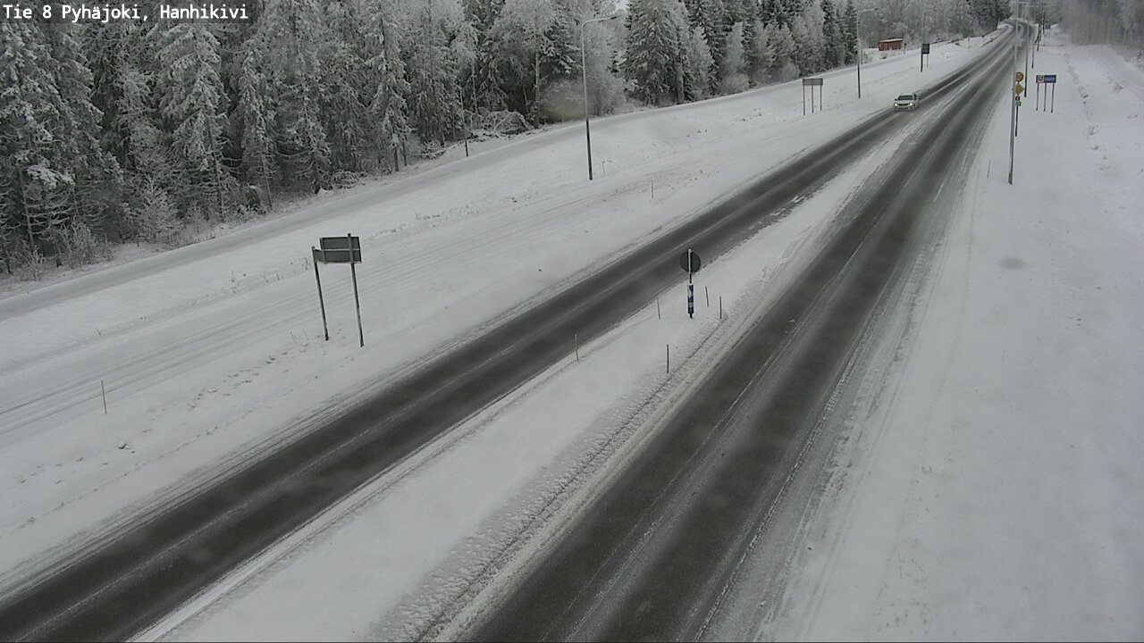 Weather Camera Image Road 8 Pyhäjoki, Hanhikivi, Pyhäjoki, Pohjois-Pohjanmaa