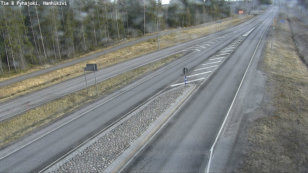 Weather Camera Image Väg 8 Pyhäjoki, Hanhikivi, Pyhäjoki, Pohjois-Pohjanmaa