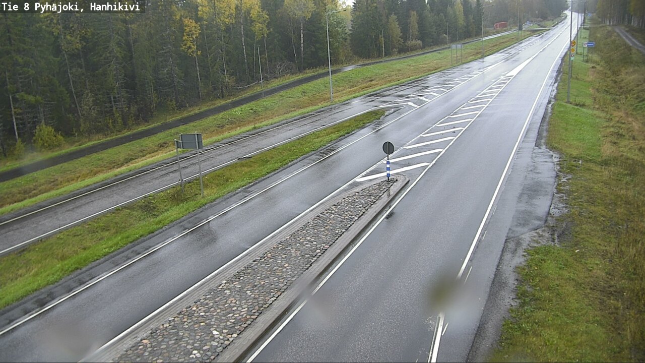 Weather Camera Image Road 8 Pyhäjoki, Hanhikivi, Pyhäjoki, Pohjois-Pohjanmaa