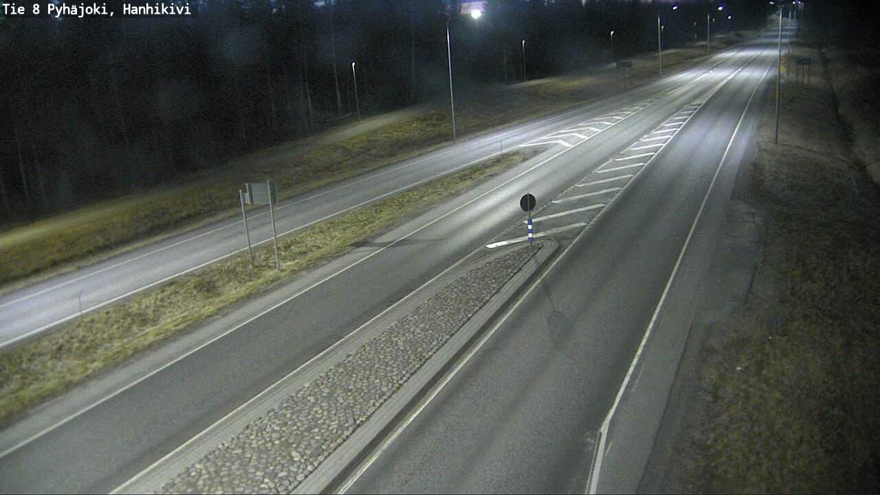 Weather Camera Image Väg 8 Pyhäjoki, Hanhikivi, Pyhäjoki, Pohjois-Pohjanmaa