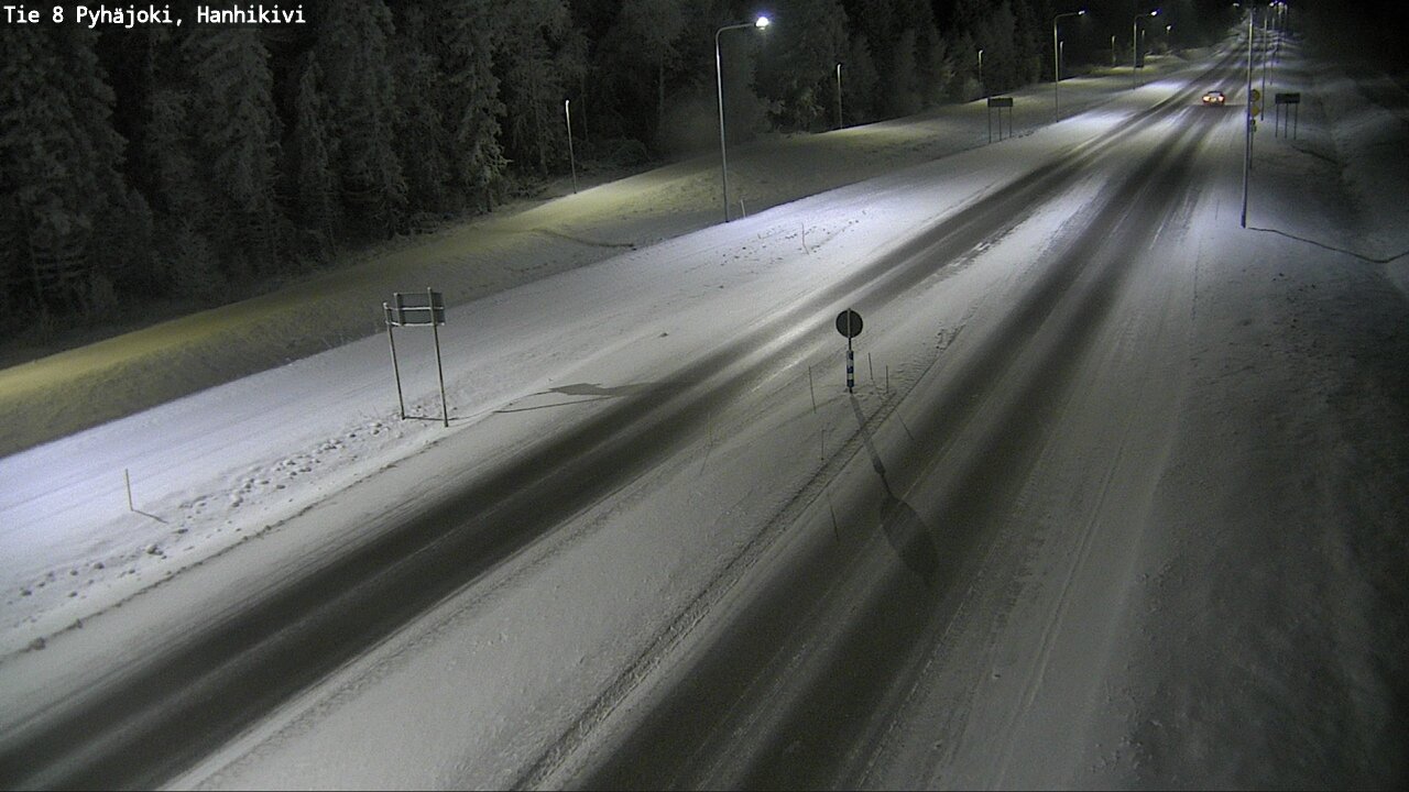 Weather Camera Image Road 8 Pyhäjoki, Hanhikivi, Pyhäjoki, Pohjois-Pohjanmaa