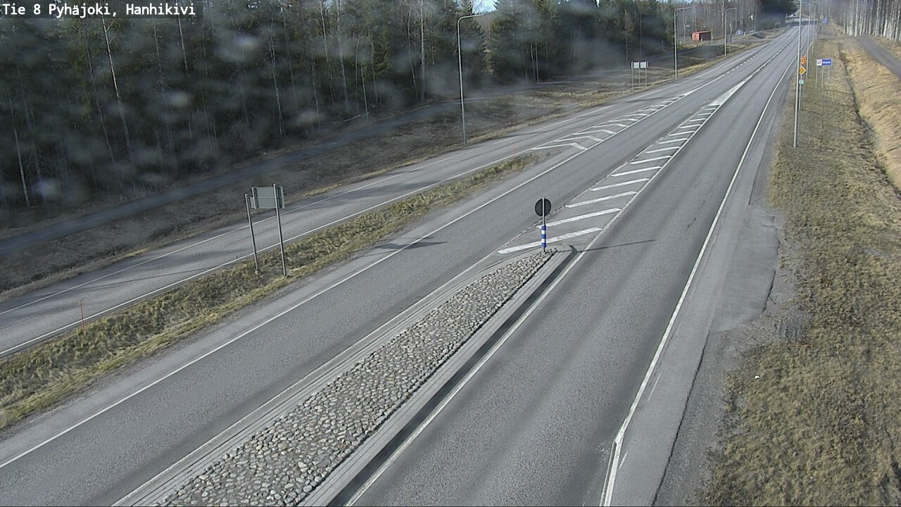 Weather Camera Image Väg 8 Pyhäjoki, Hanhikivi, Pyhäjoki, Pohjois-Pohjanmaa