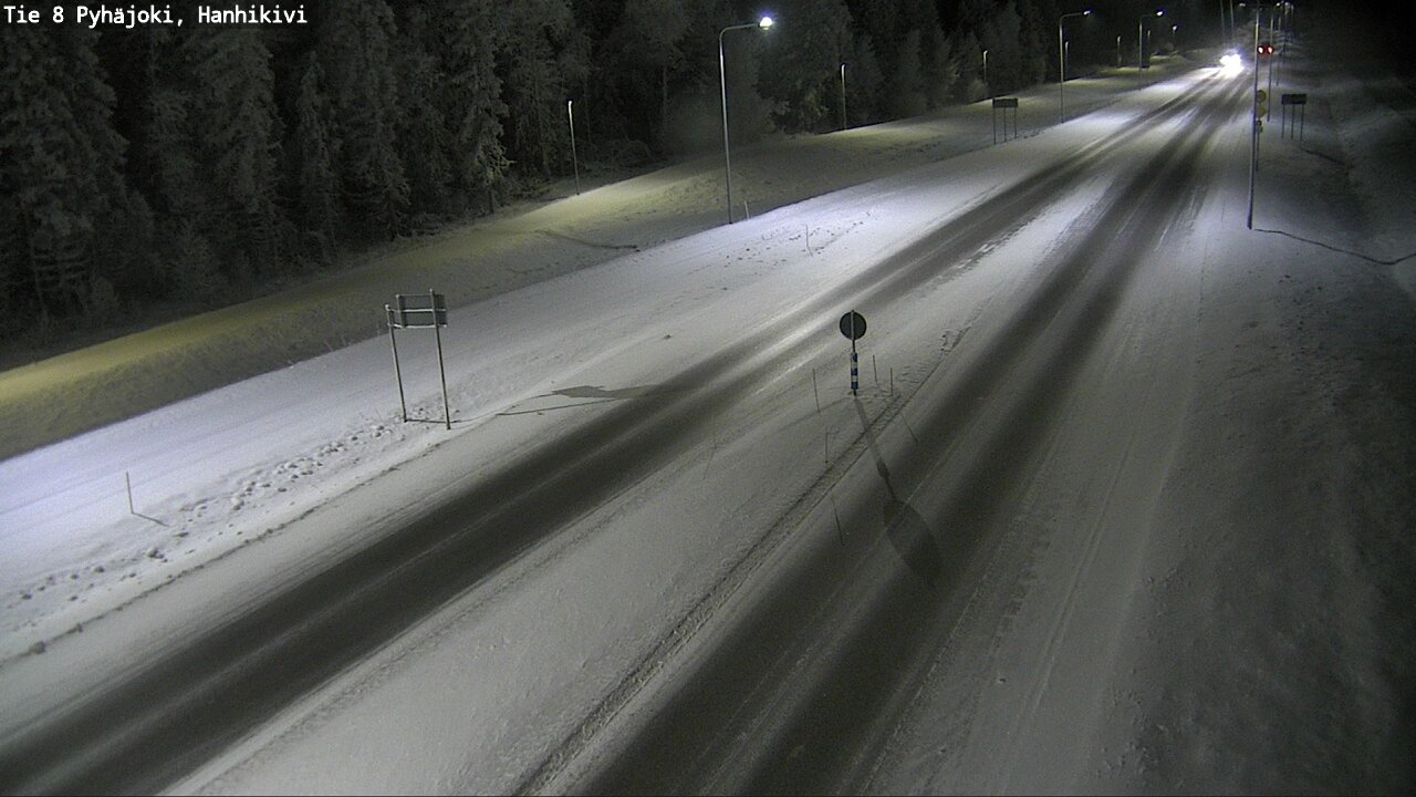 Weather Camera Image Road 8 Pyhäjoki, Hanhikivi, Pyhäjoki, Pohjois-Pohjanmaa