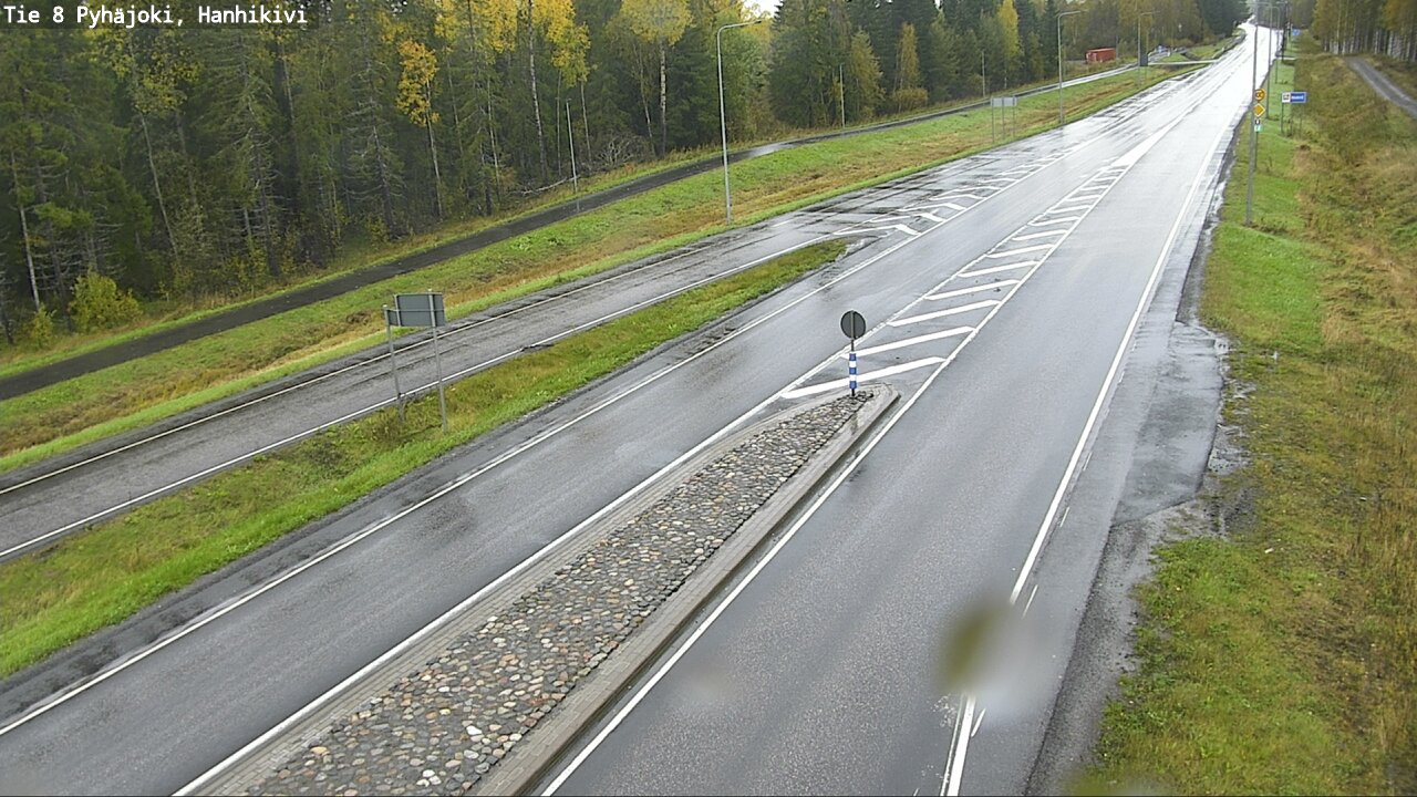 Weather Camera Image Road 8 Pyhäjoki, Hanhikivi, Pyhäjoki, Pohjois-Pohjanmaa