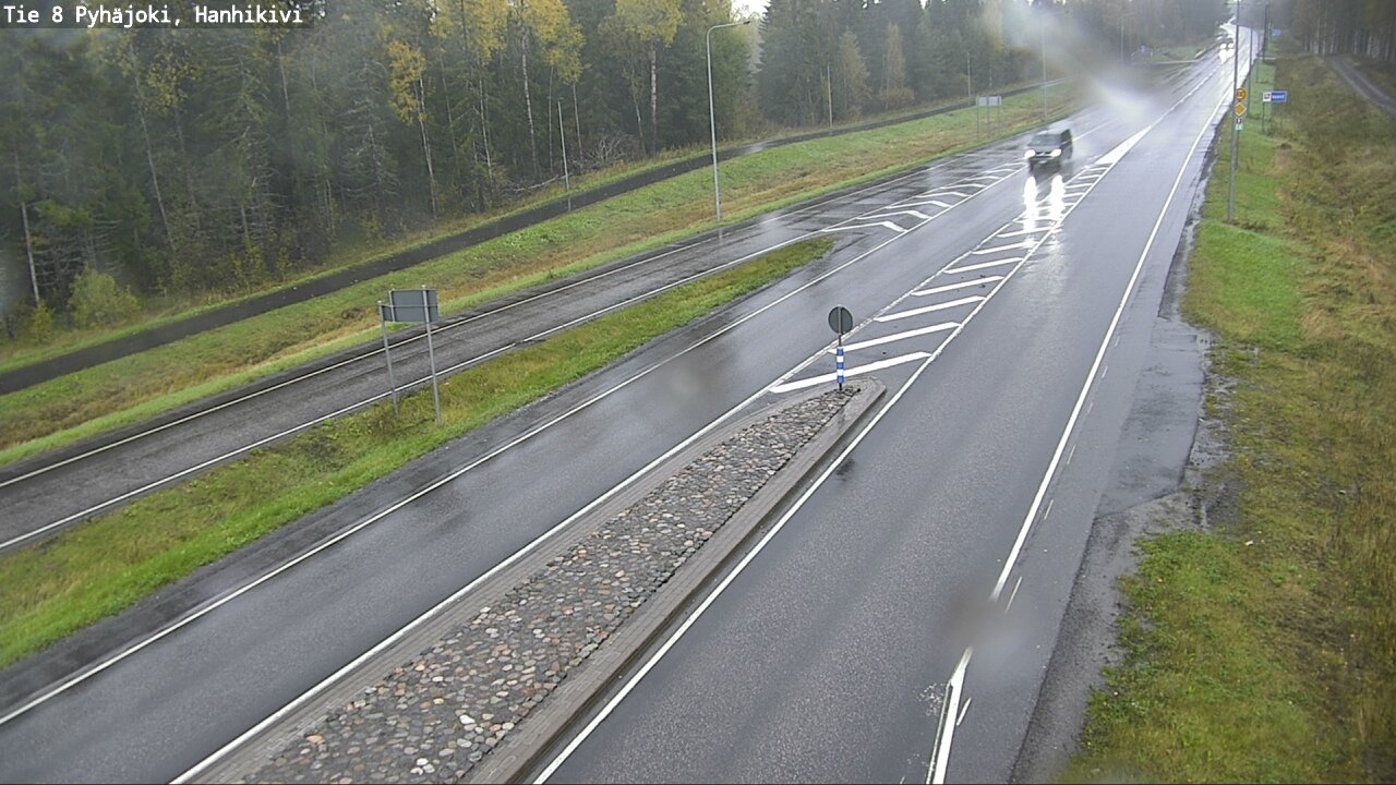 Weather Camera Image Road 8 Pyhäjoki, Hanhikivi, Pyhäjoki, Pohjois-Pohjanmaa