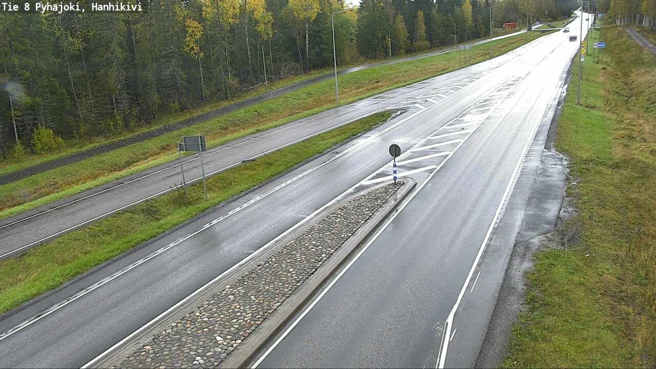 Weather Camera Image Väg 8 Pyhäjoki, Hanhikivi, Pyhäjoki, Pohjois-Pohjanmaa