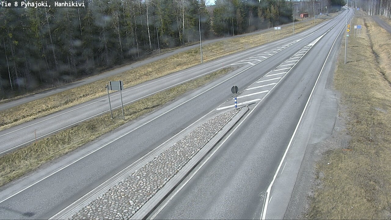 Weather Camera Image Väg 8 Pyhäjoki, Hanhikivi, Pyhäjoki, Pohjois-Pohjanmaa