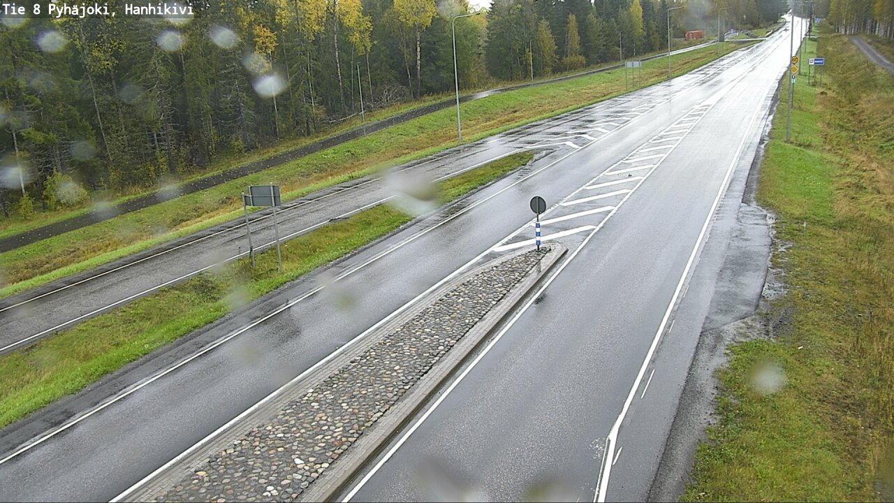 Weather Camera Image Väg 8 Pyhäjoki, Hanhikivi, Pyhäjoki, Pohjois-Pohjanmaa