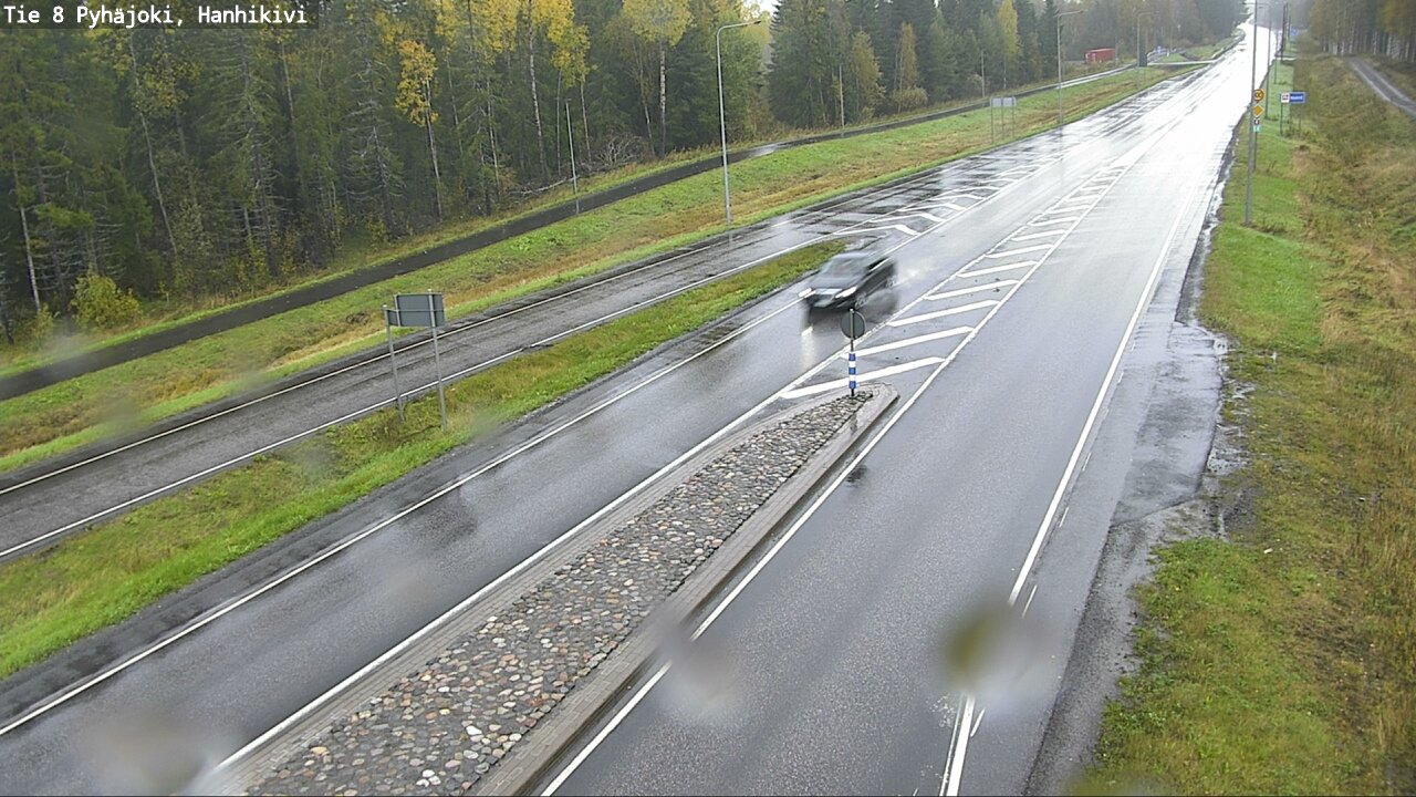 Weather Camera Image Road 8 Pyhäjoki, Hanhikivi, Pyhäjoki, Pohjois-Pohjanmaa