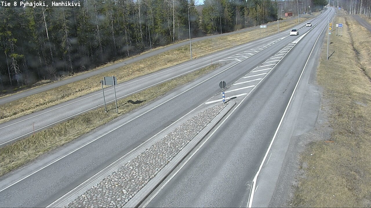Weather Camera Image Väg 8 Pyhäjoki, Hanhikivi, Pyhäjoki, Pohjois-Pohjanmaa