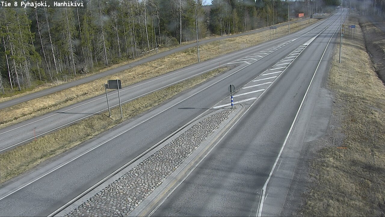 Weather Camera Image Väg 8 Pyhäjoki, Hanhikivi, Pyhäjoki, Pohjois-Pohjanmaa