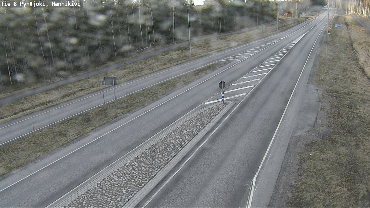 Weather Camera Image Väg 8 Pyhäjoki, Hanhikivi, Pyhäjoki, Pohjois-Pohjanmaa
