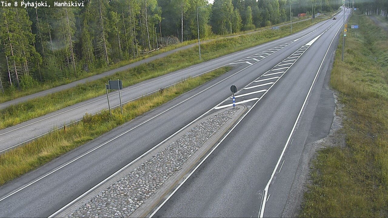 Weather Camera Image Road 8 Pyhäjoki, Hanhikivi, Pyhäjoki, Pohjois-Pohjanmaa