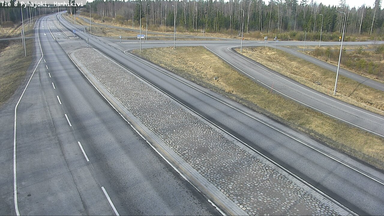 Weather Camera Image Väg 8 Pyhäjoki, Hanhikivi, Pyhäjoki, Pohjois-Pohjanmaa