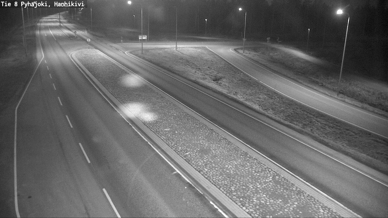 Weather Camera Image Väg 8 Pyhäjoki, Hanhikivi, Pyhäjoki, Pohjois-Pohjanmaa