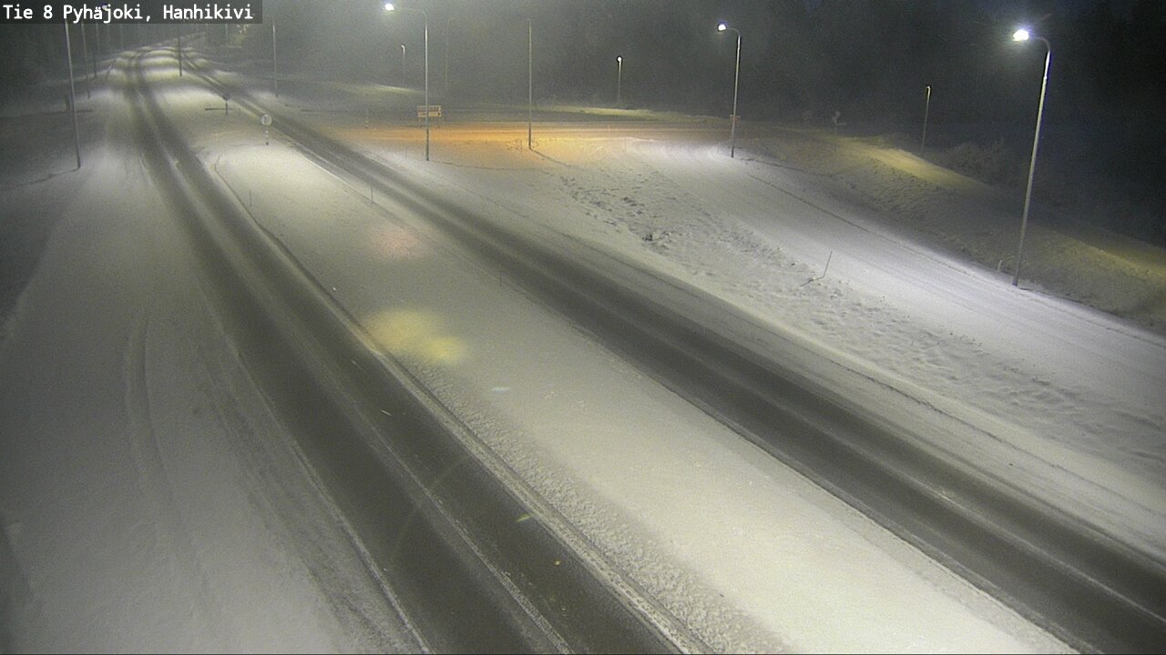 Weather Camera Image Road 8 Pyhäjoki, Hanhikivi, Pyhäjoki, Pohjois-Pohjanmaa