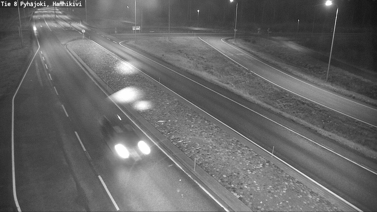 Weather Camera Image Väg 8 Pyhäjoki, Hanhikivi, Pyhäjoki, Pohjois-Pohjanmaa