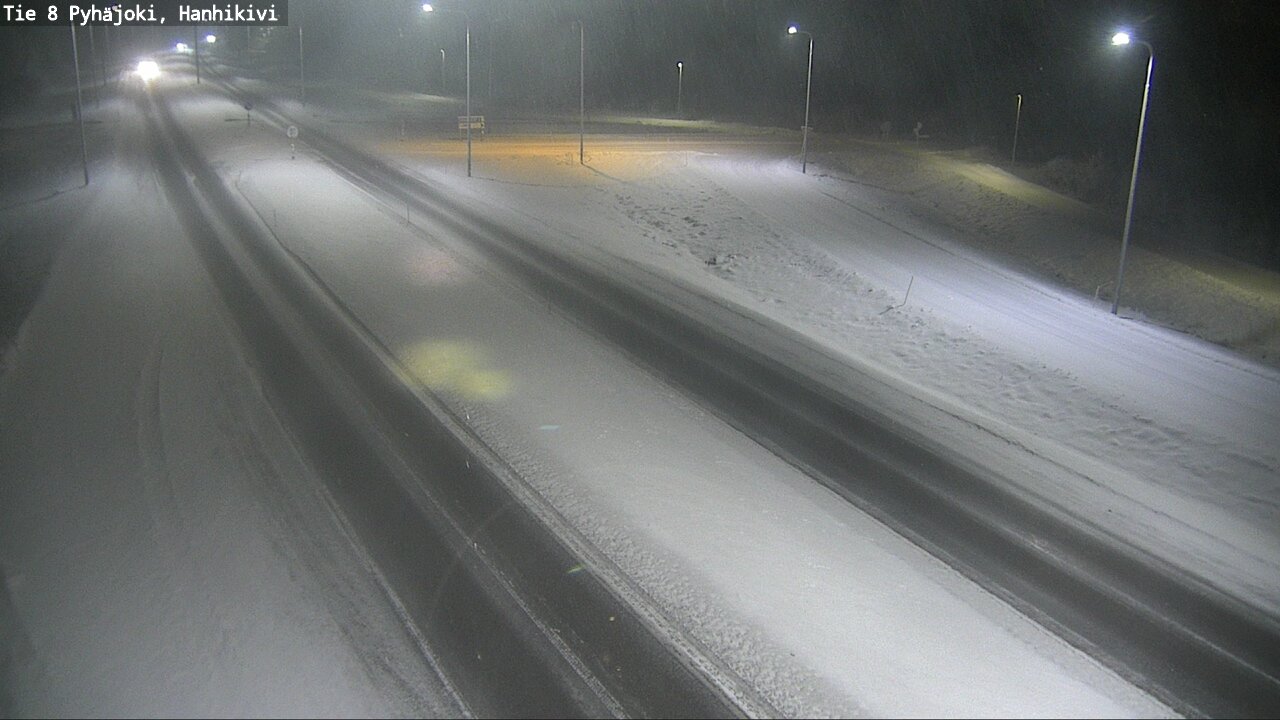 Weather Camera Image Road 8 Pyhäjoki, Hanhikivi, Pyhäjoki, Pohjois-Pohjanmaa
