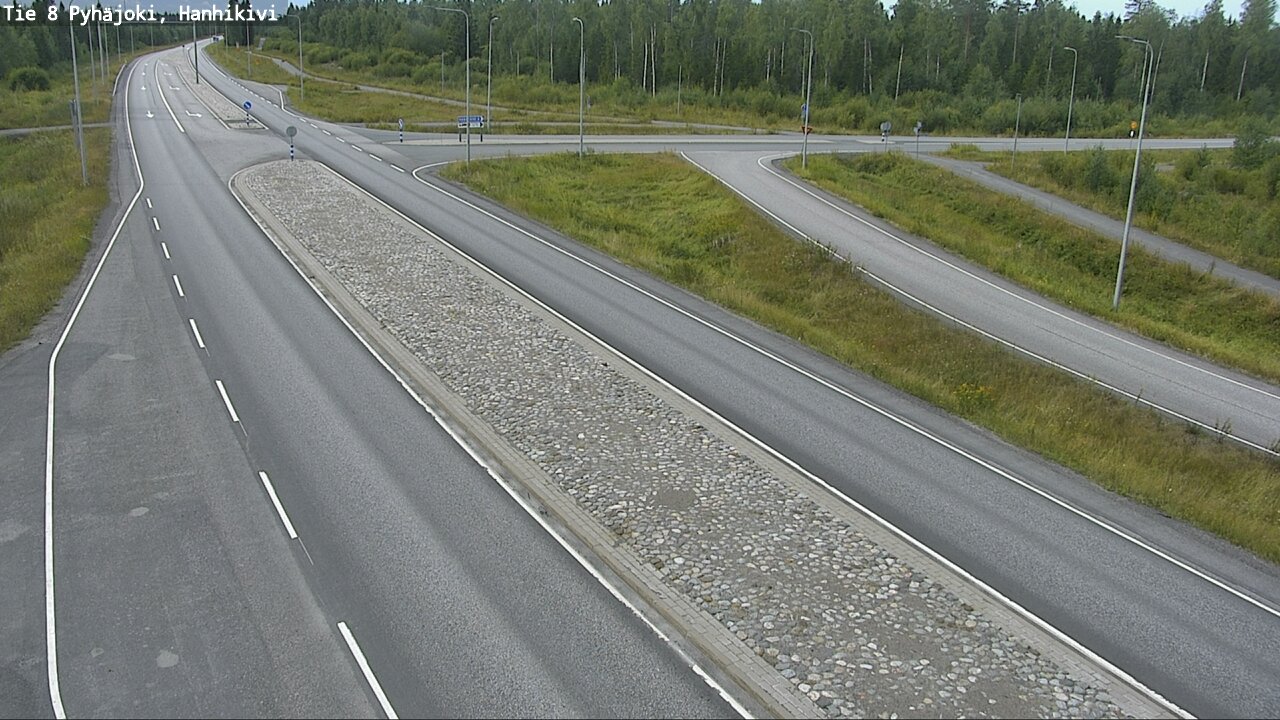Weather Camera Image Road 8 Pyhäjoki, Hanhikivi, Pyhäjoki, Pohjois-Pohjanmaa